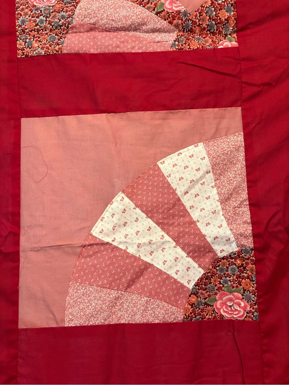 Handmade patchwork quilt